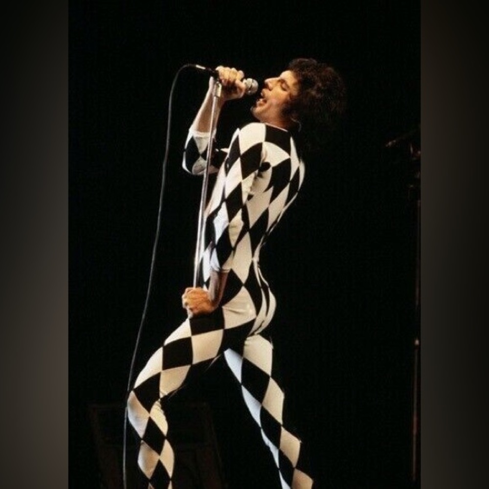 Perfect for an edgy night out, Freddy Mercury Halloween Custom, or Dance Costume